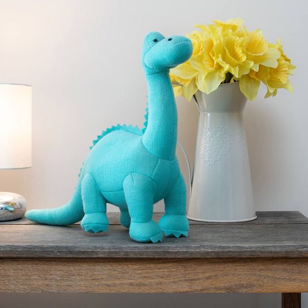 Diplodocus Dinosaur Soft Toy - Ice Blue